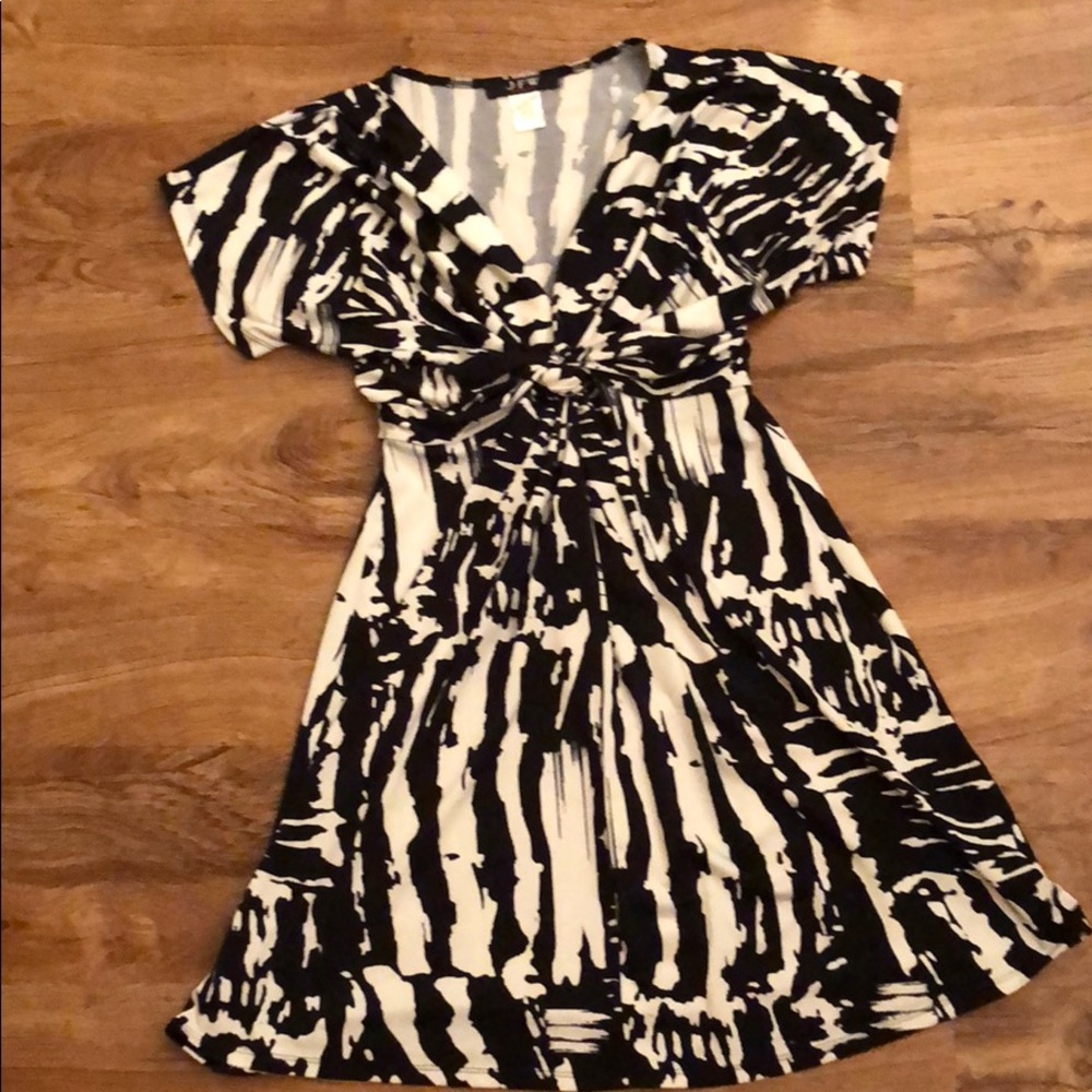 Patterned work dress